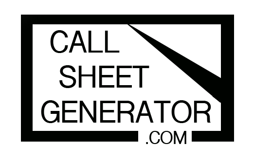 CallSheetGenerator.com Logo